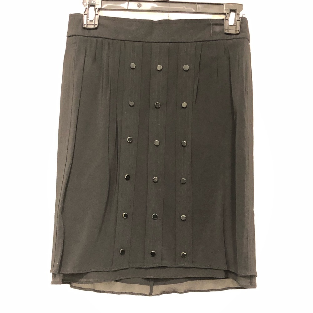 Theory silk layered skirt